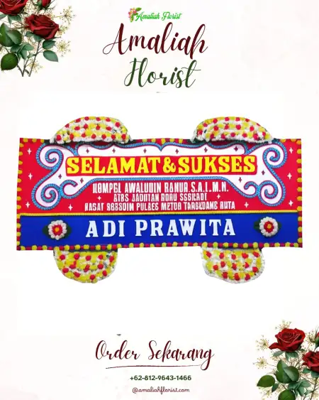 Papan Bunga Ucapan Selamat Ubalihi